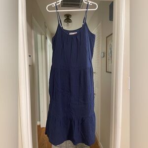 EUC Dolan Left Coast Collection trapeze dress in crinkled gauze